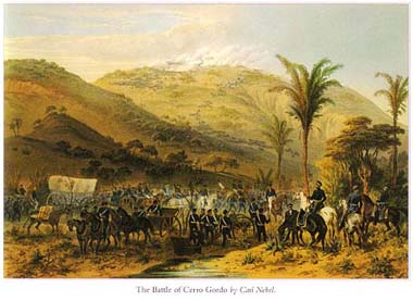 The Battle of Cerro Gordo - Carl Nebel