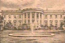 Dibujo de la casa blanca 