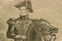 Santa Anna on horseback